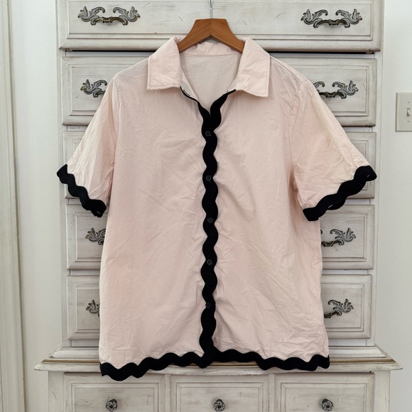 Cream Ric Rac Lounge Set - Picture 3 of 8